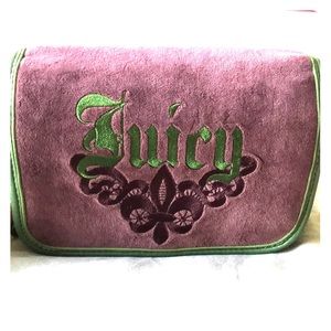 Juicy Couture velour makeup bag